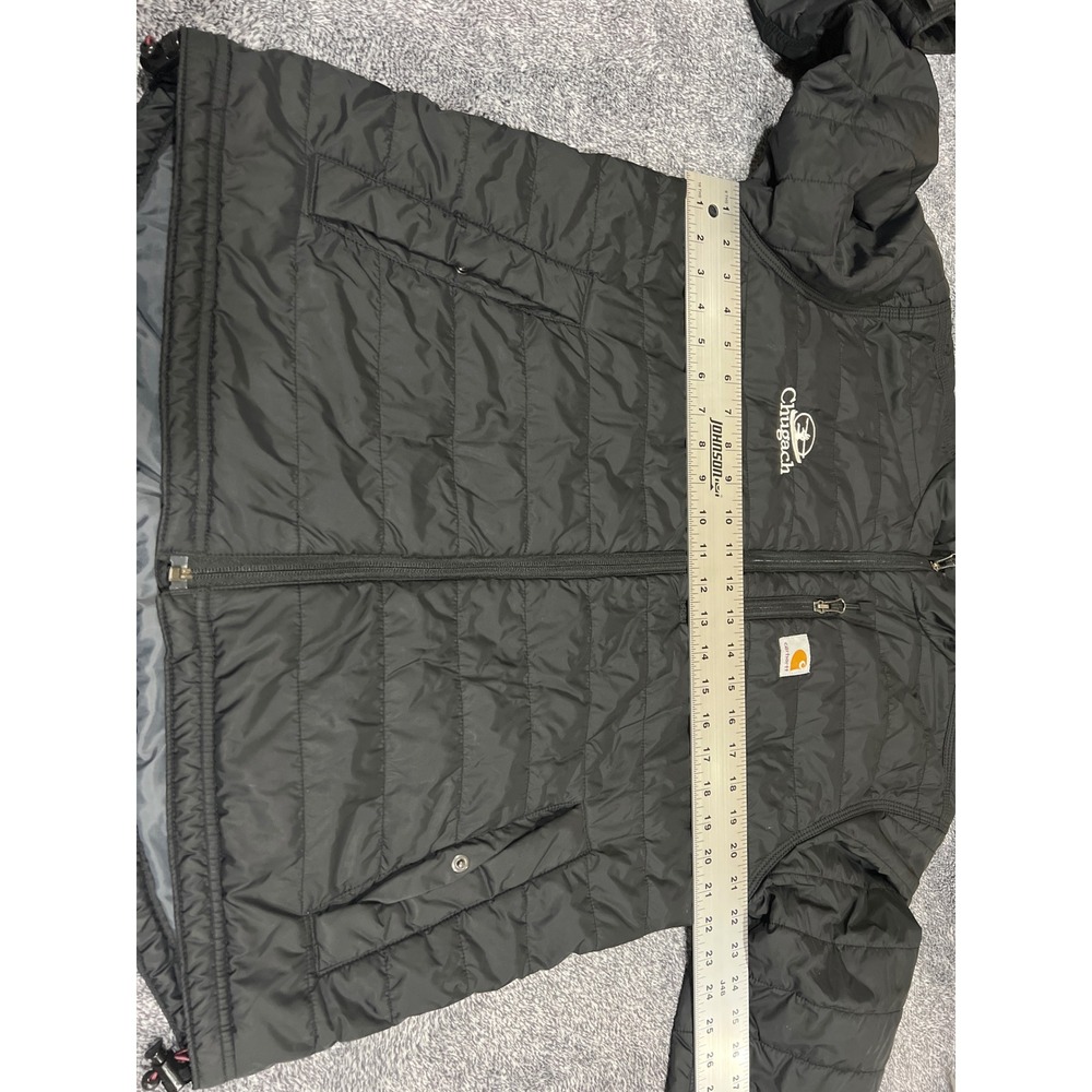 Carhartt Men Black Gilliam Insulated Puffer Jacket 102208 001 Medium Chugach - Picture 4 of 16